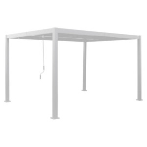 Pergola Sirio Bianca 299x292x250 cm Design Moderno da Giardino