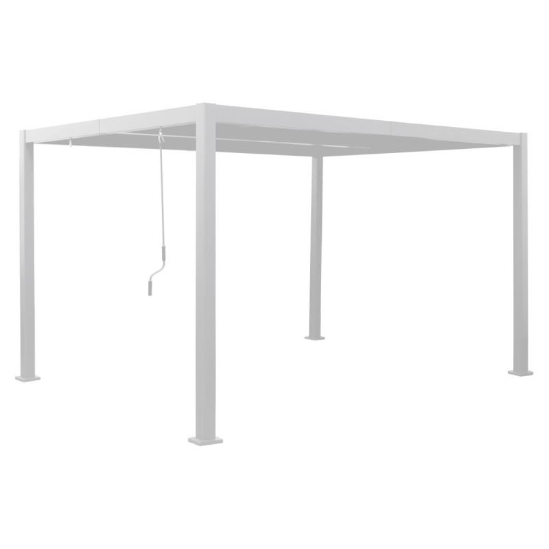 Pergola Sirio Bianca 299x292x250 cm Design Moderno da Giardino