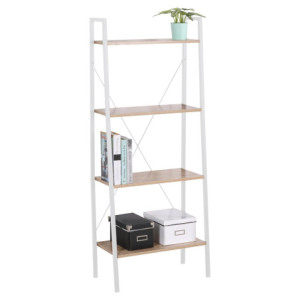 Libreria 4 Ripiani Hamilton 60x32,5x148 cm Design Moderno