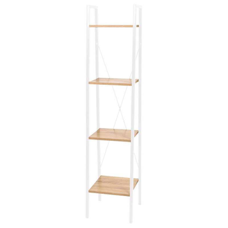 Libreria 4 Ripiani Hamilton 34x32,5x148 cm Design Moderno