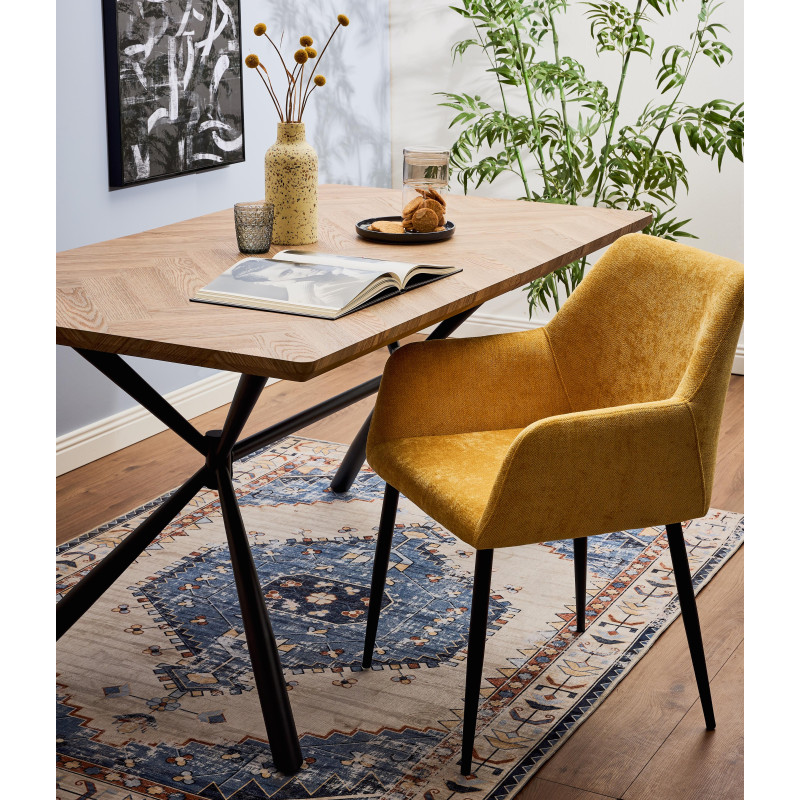 Tavolo Allungabile Owen 160/200x90x76 cm Design Moderno