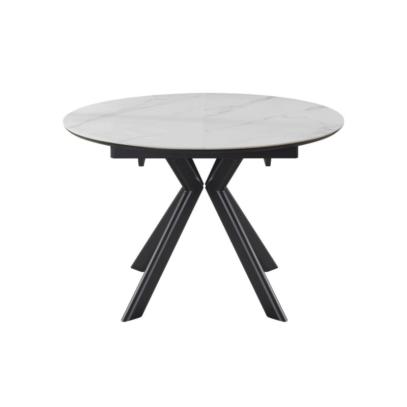 Tavolo Rotondo Allungabile Coltrane 120/150x75 cm Design Moderno