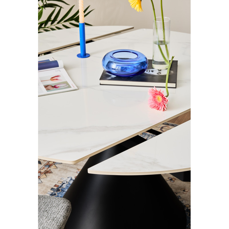 Tavolo Rotondo Allungabile Joplin 80/130x130x77,5 cm Design