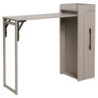 Banco Bar con Porta Bottiglie a Scomparsa 122x44,5x108 cm Design