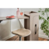 Banco Bar con Porta Bottiglie a Scomparsa 122x44,5x108 cm Design