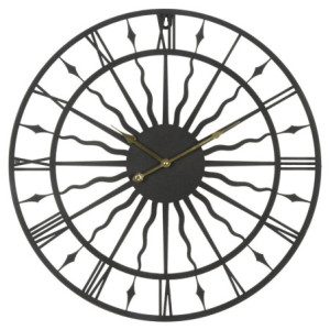 Orologio da Parete Sun Ø 60 cm Metallo e Plastica Design