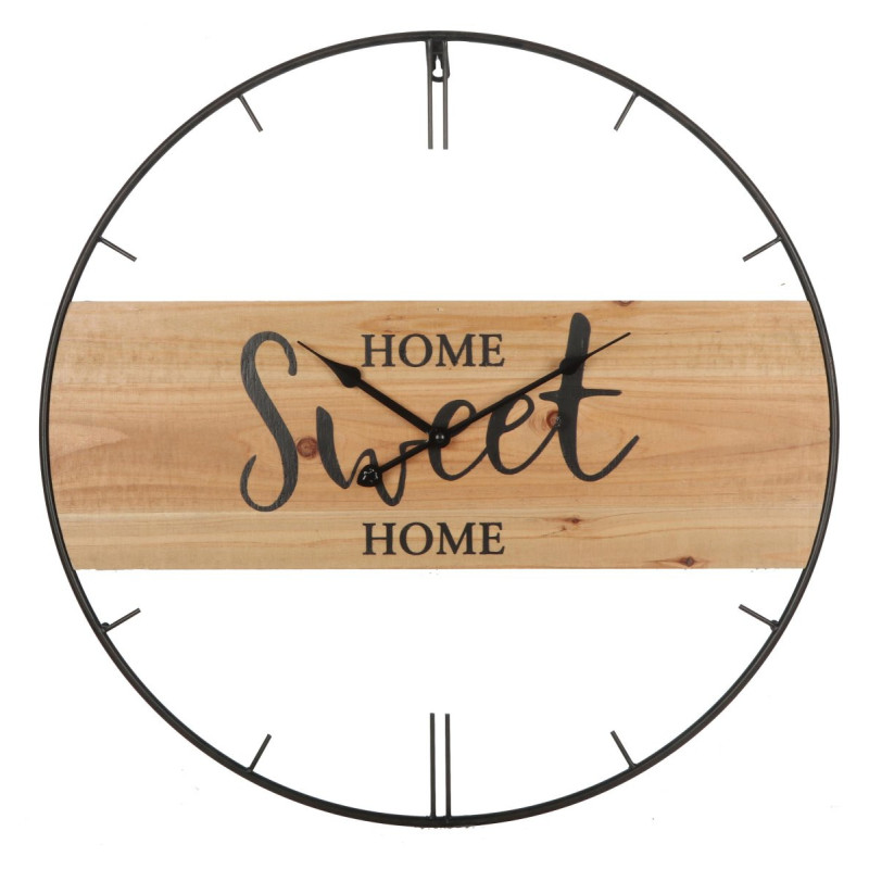 Orologio da Parete Sweet Ø60 cm Metallo e MDF Moderno