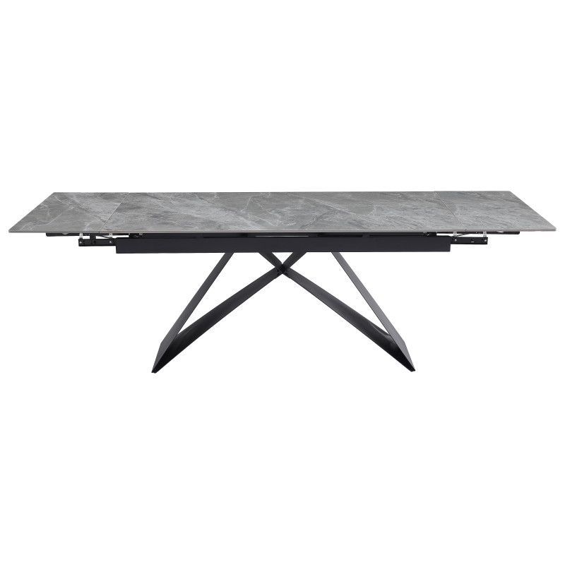 Tavolo Allungabile Darren Grigio Chiaro 160/240x90 cm Moderno