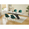 Tavolo Allungabile Darren Grigio Chiaro 160/240x90 cm Moderno
