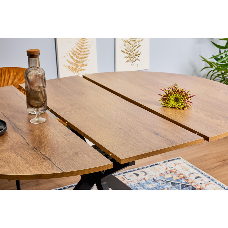 Tavolo Allungabile Syrio 110/145x75 cm Moderno e Salvaspazio
