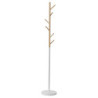 Appendiabiti Hiroko Bianco 30x30x177 cm Design Moderno