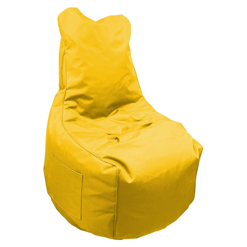 Poltrona Sacco Layla Giallo 65x65x95 cm in Nylon PVC
