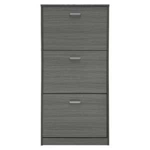 Scarpiera 3 Ante Grigio Legno Moderna e Salvaspazio