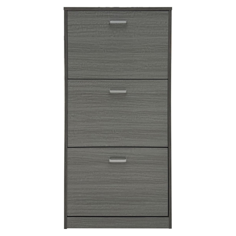 Scarpiera 3 Ante Grigio Legno Moderna e Salvaspazio