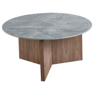Tavolino Kami Ø80 x H40 cm Design Moderno e Pratico
