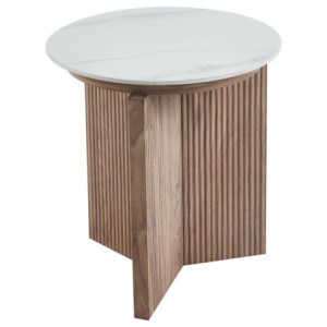 Tavolino Kami Ø45 x H50 cm Design Moderno e Pratico