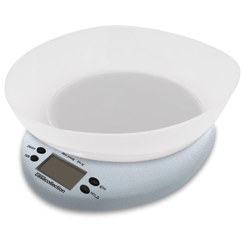 Bilancia Cucina 5kg Elettrica Size Silver Compatta e Precisa