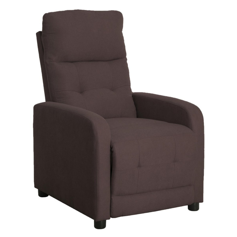 Poltrona Relax Emily Tessuto Marrone Motorizzata Comfort