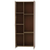 Armadio Multiuso 77x34x180 cm Quercia 2 Ante 5 Ripiani