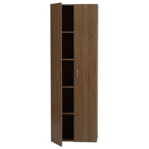 Zoom Armadio 2 Ant E 4 Ripiani 60x34x180 Colore Quercia