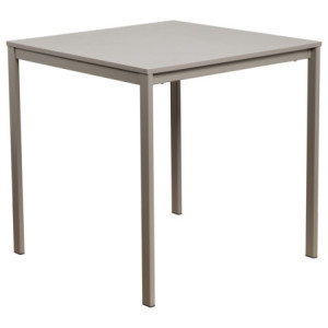 Tavolo Jane 75x75x75 cm Tortora Moderno e Compatto
