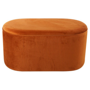 Cassapanca Contenitore Ellittica Arhis 80x40x40 cm Mattone