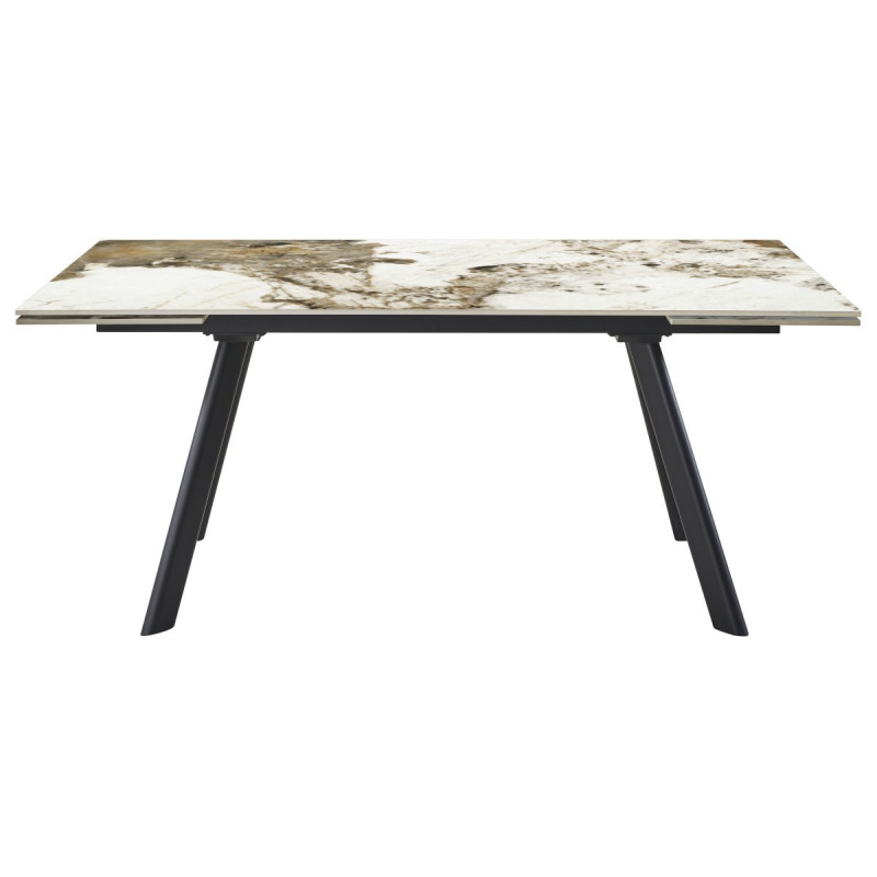 Tavolo Allungabile Trevor 160/240x90x75 cm Marrone Marmorizzato