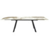 Tavolo Allungabile Trevor 160/240x90x75 cm Marrone Marmorizzato