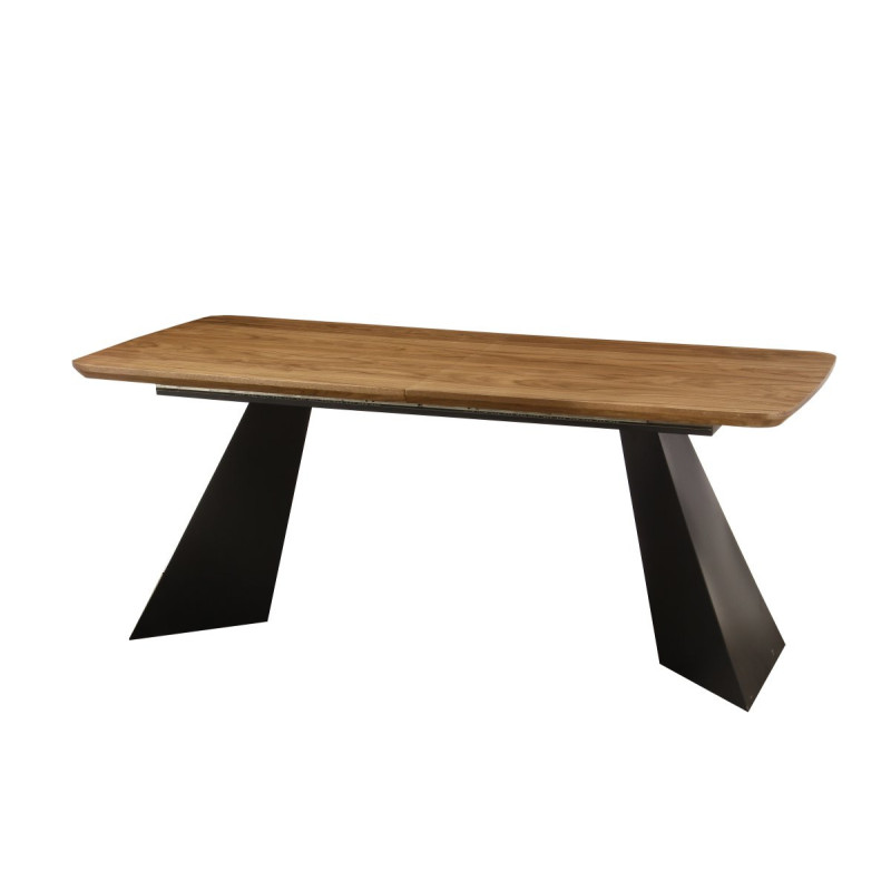 Tavolo Allungabile Kyrios 180/240x90x76 cm Naturale e Nero