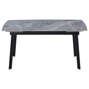 Tavolo Allungabile Quincy 150/210x85x75 cm Ceramica Grigio Marmo