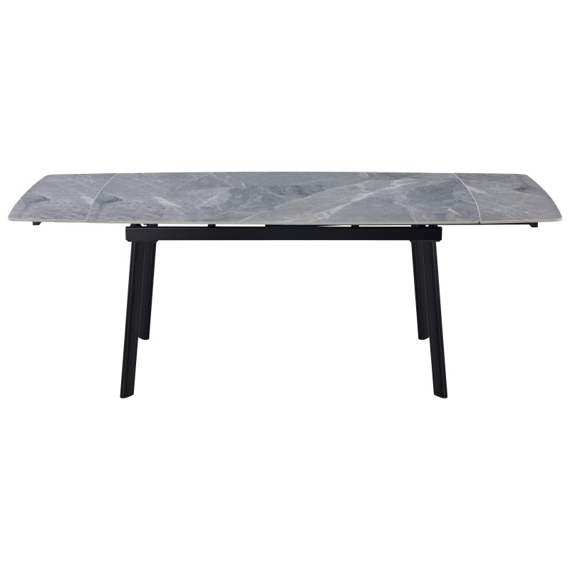 Tavolo Allungabile Quincy 150/210x85x75 cm Ceramica Grigio Marmo