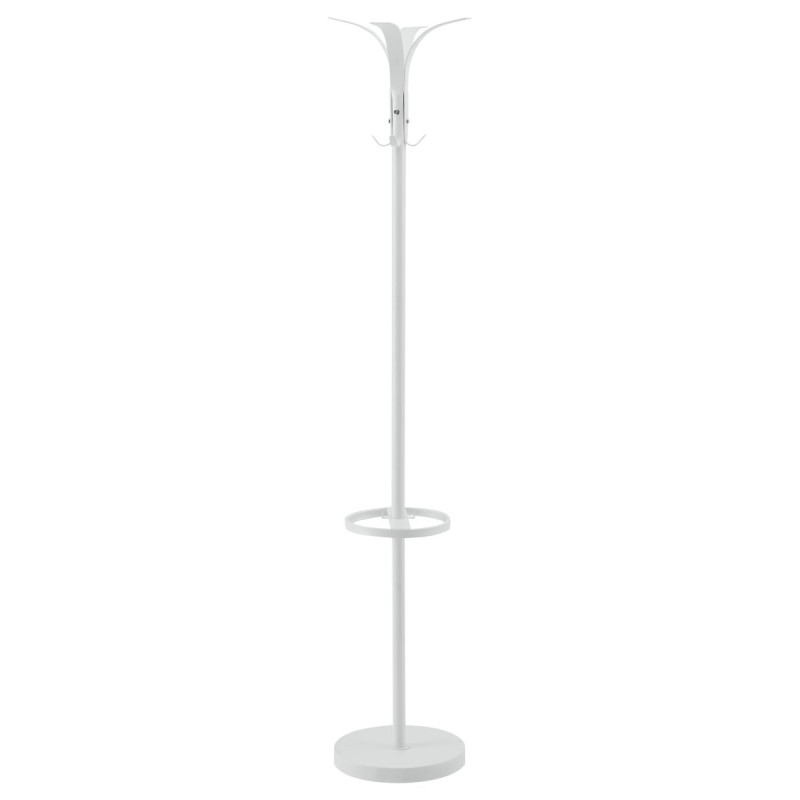 Appendiabiti Watson Metallo Bianco 32x36x173 cm Moderno