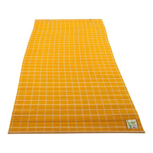 Set di 6 Tende Bambù 120x260 cm Gialla Naturale per Interni/Esterni