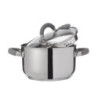 Set di 4 Scolatutto 20 cm Inox 18/10 Professionali e Resistenti