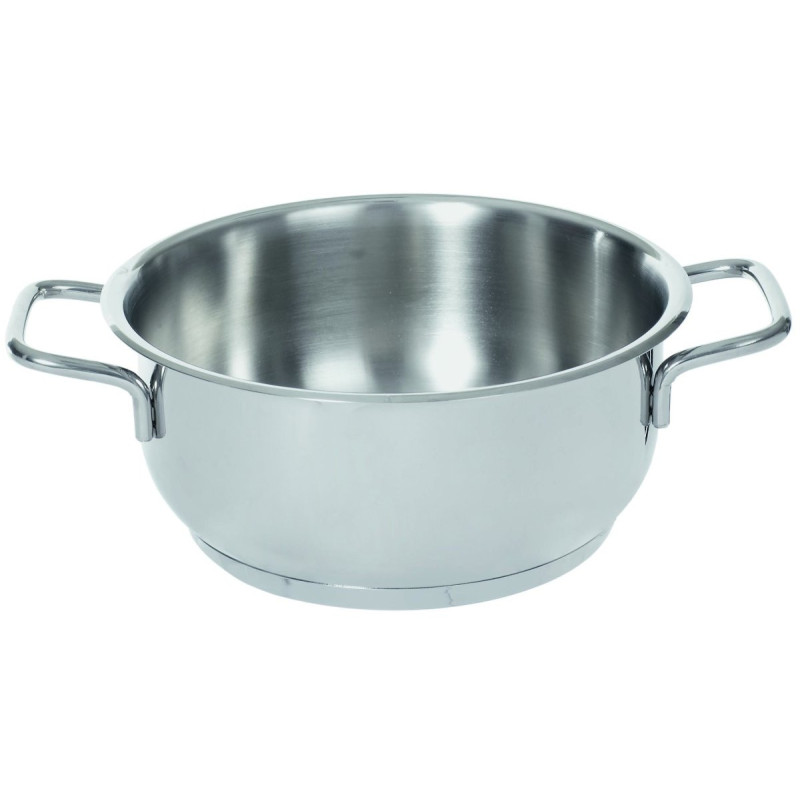 Set di 6 Casseruole 2 Manici Chic Ø24x12 cm Acciaio 18/10