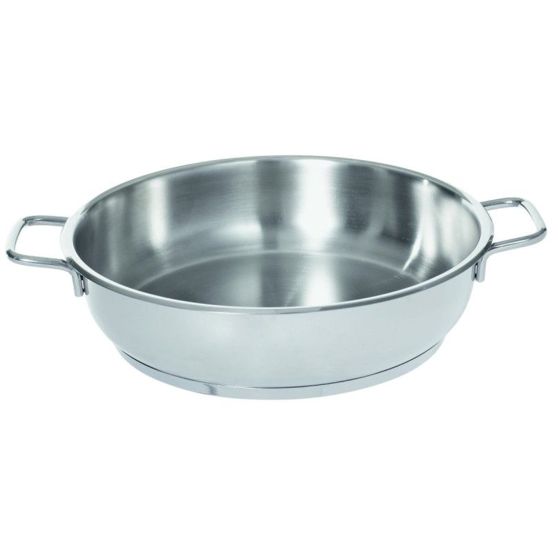 Set di 6 Tegami 2 Manici Chic Ø26x7 cm Acciaio 18/10