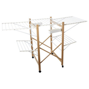 Set di 3 Stendibiancheria Wide 30 Metri Stenditura Compatti
