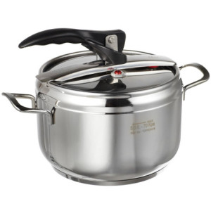 Set di 4 Pentole a Pressione Chic Ø20 cm 5L Acciaio Inox