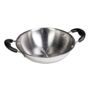Set di 6 Tegami 22 cm 2 Manici Inox Pratici e Resistenti