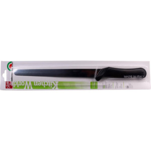 Zoom Set di 6 Coltelli Prosciutto Kitchen World Manico Nero 24 Cm