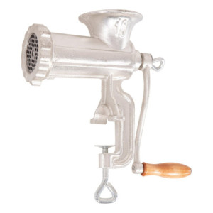 Set di 3 Tritacarne da Tavolo N.10 Ghisa Zincata Robusti