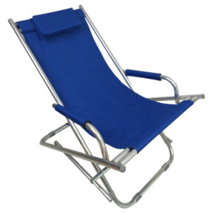 Set di 6 Dondoline Blu 81x62x82 cm da Esterno in Ferro