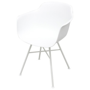 Set di 4 Poltrone PP Giunone Bianche 52,5x59x80,5 cm Moderne