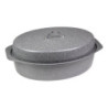 Set di 4 Casseruole Ovale Carbon Steel 40x28x15 cm Resistenti