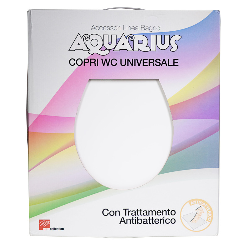 Set di 5 Assi WC MDF Bianca Resistenti e Facili da Pulire