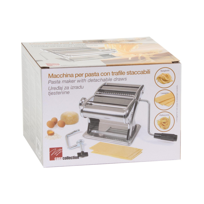 Set di 6 Macchine per Pasta con Trafile Staccabili 21x21x16 cm