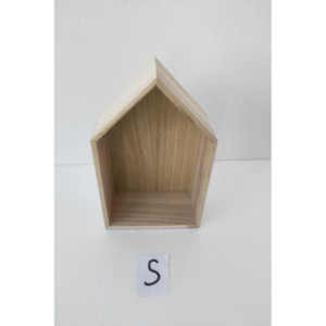 Set di 4 Mensole Casetta S 17,5x8,5x25,5 cm Design Moderno