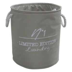 Set di 2 Portabiancheria Grigio Chiaro S 32x35 cm Design Moderno