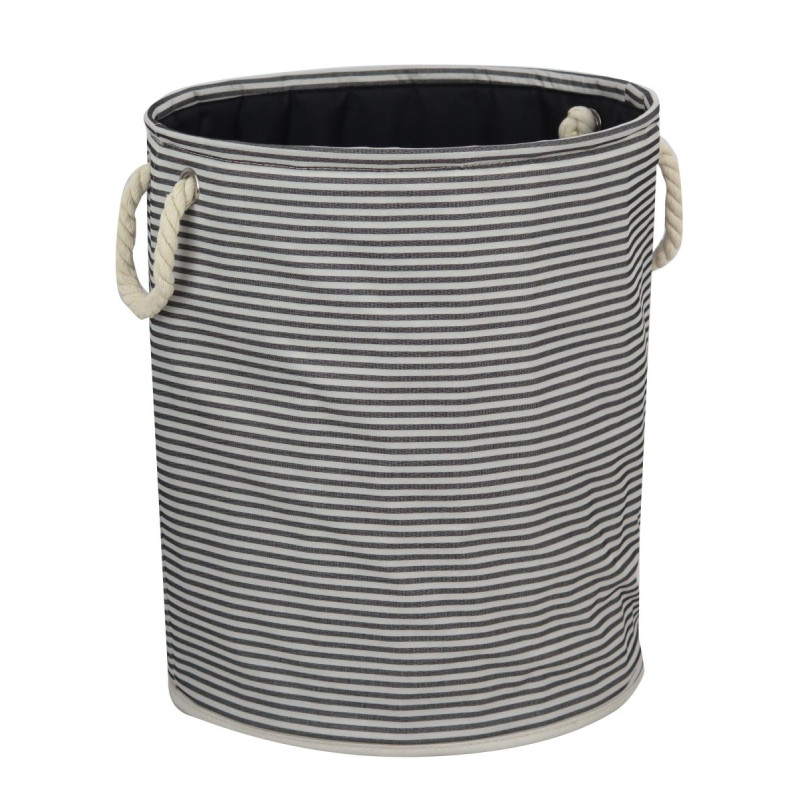 Set di 2 Portabiancheria Stripes L 40x45 cm Design Moderno