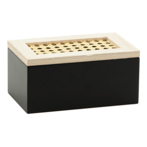 Set di 4 Scatole Rettangolari Portatutto Vienna 16,5x8x10 cm